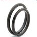 ON SALE Two Matching 2mm Black Tungsten Wedding Bands Promise Rings His and Hers Set