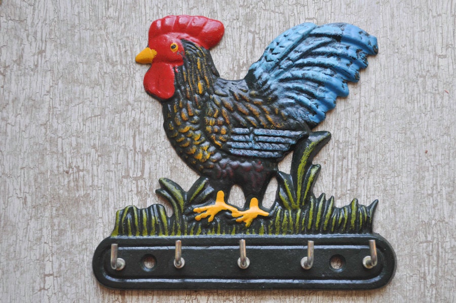 Vintage Chicken Kitchen Wall Hook