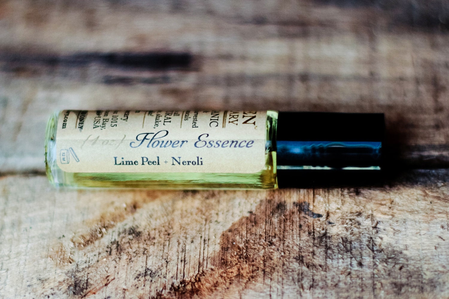 Lime Peel and Neroli Natural Perfume Oil // Roll-on Perfume //