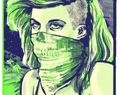 AnonyMs. - 8x10 Art Print - Glow in the Dark