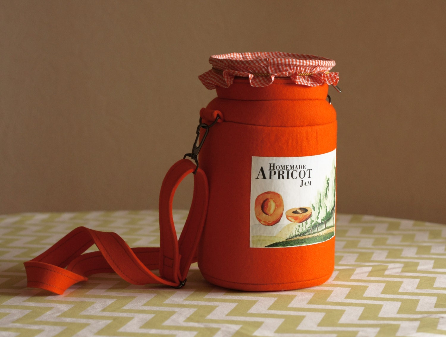 Apricot Jam Felt Bag