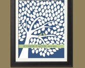 Wedding Gift, Love Birds in Bloom, 11X14 Inches, More sizes available, Anniversary Gift, Gift for newlyweds