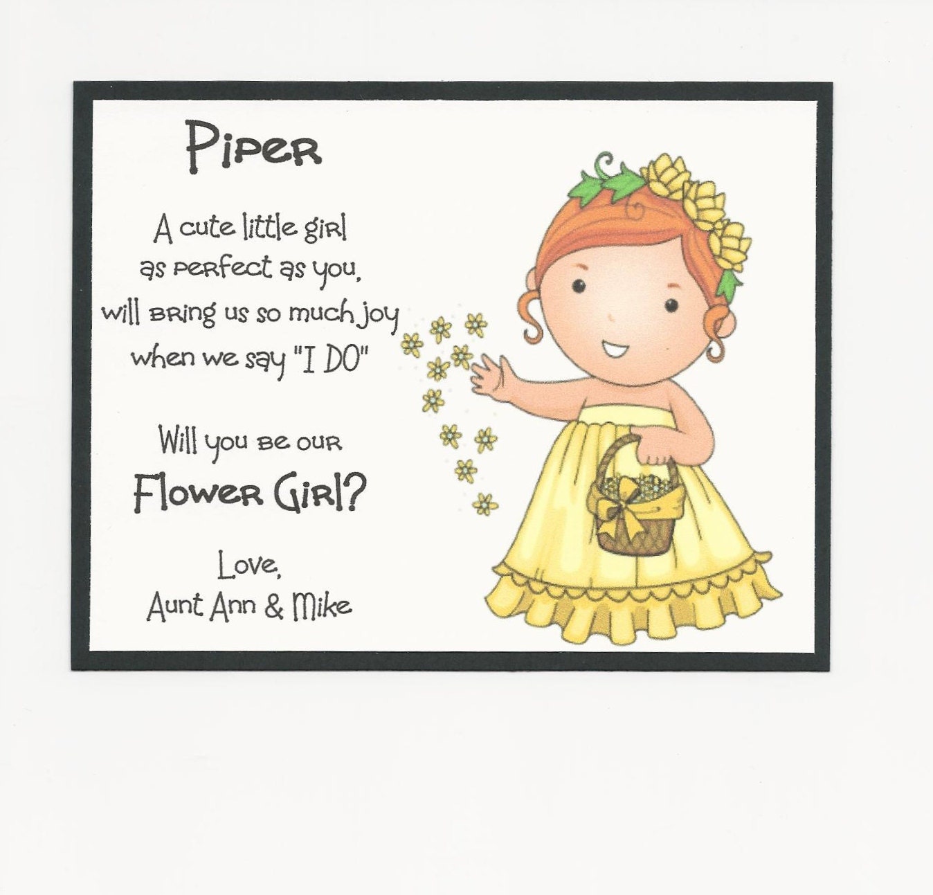 items-similar-to-thank-you-for-being-my-flower-girl-card-poem-and