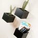 Wall Storage Organizer Box Shelf - Set of 6 Boxes - Wall Cubes - Black - 1001 Ways