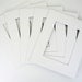 11x14 Photo Mat for 8x10 Photo or Print - White, Bright White - Quantity 1