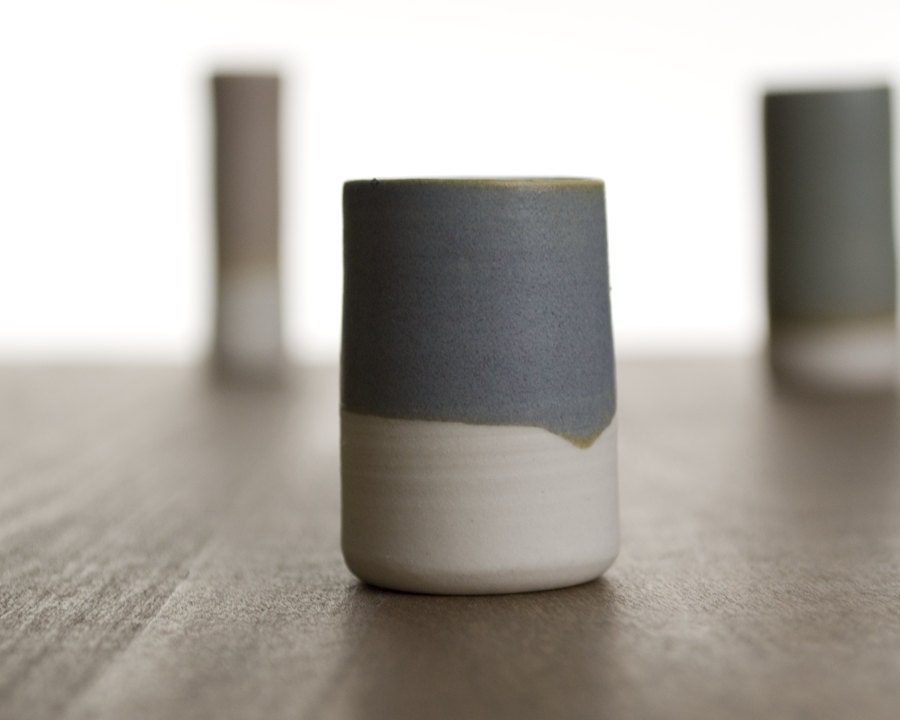 Ceramic Bud Vase - One Modern Handmade Porcelain Bud Vase