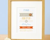 Good Luck Penny Print