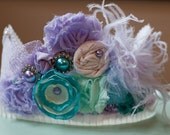 First Birthday Crown - Party Hat - Photo Prop -  Couture Crown - Princess Dress Up - Birthday Hat