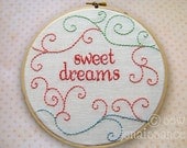 Embroidery Pattern PDF  Sweet Dreams Spirals