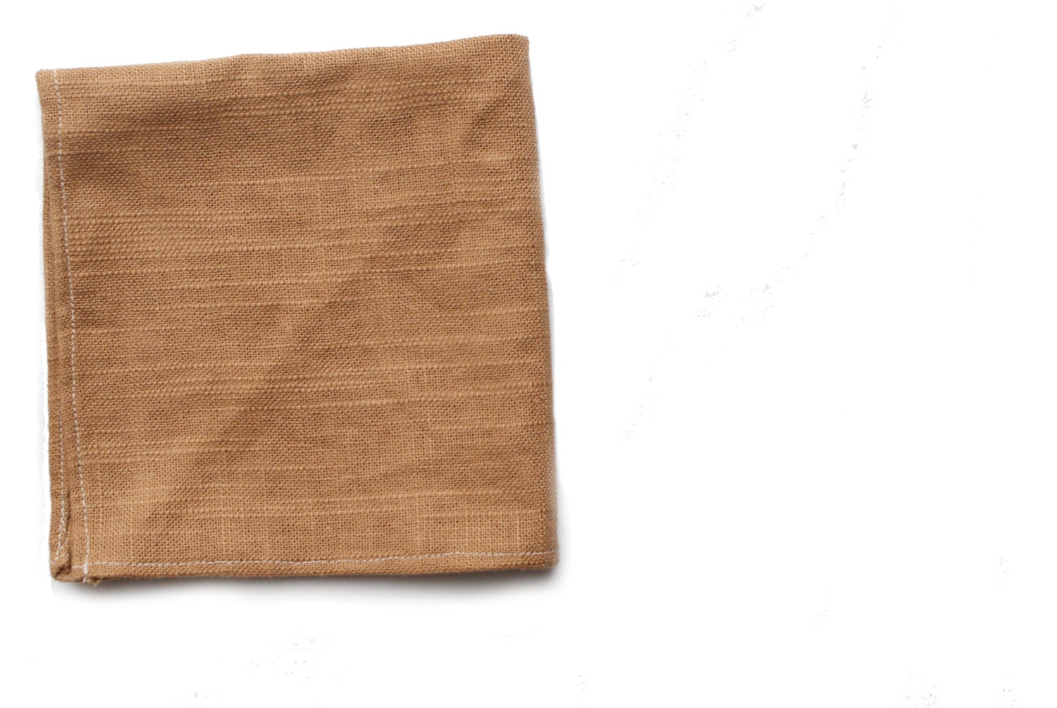 Faux Burlap Pocket Square