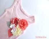 Peachy Princess Baby bodysuit Baby onesie