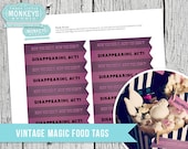 Vintage Magic Food Flags - INSTANT DOWNLOAD Il_170x135