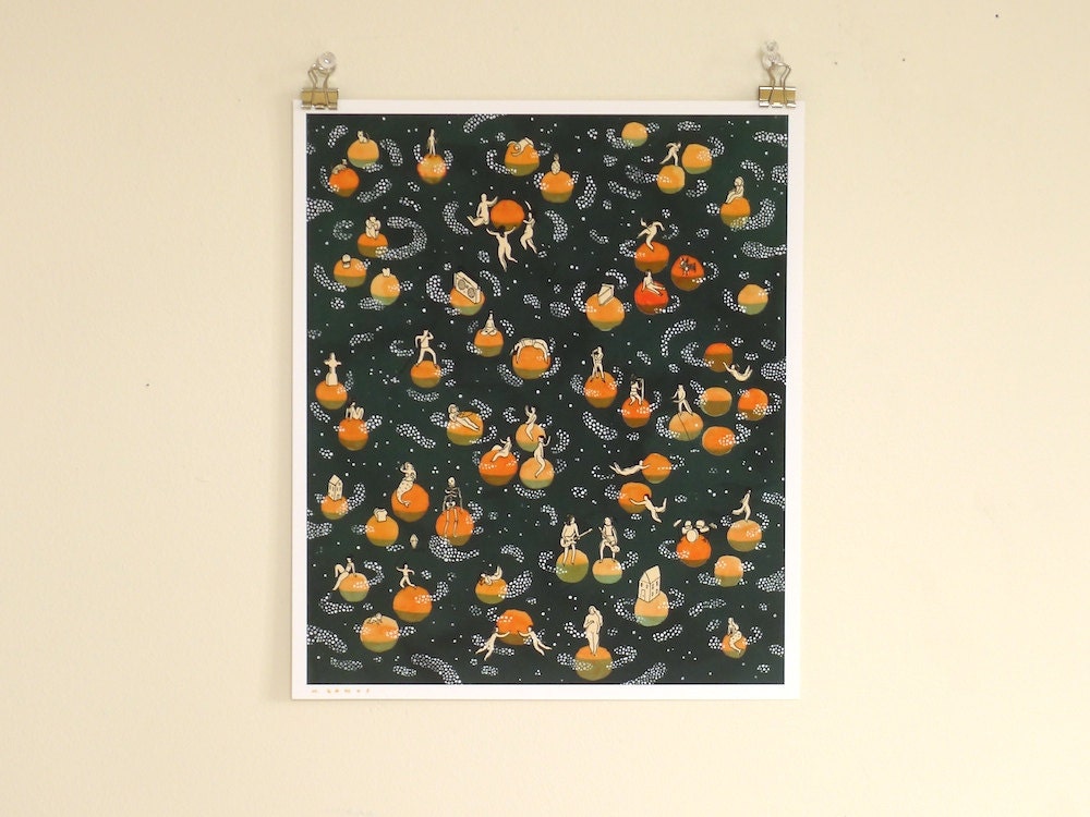 Orange Dwarves Print