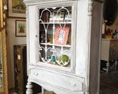 Paris Grey China Cabinet