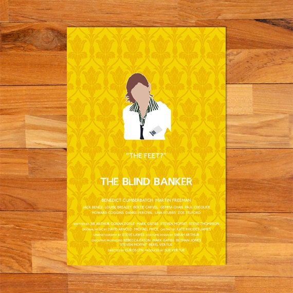 The Blind Banker alternative television poster - 12" x 18" Molly Hooper edition (Made to order)