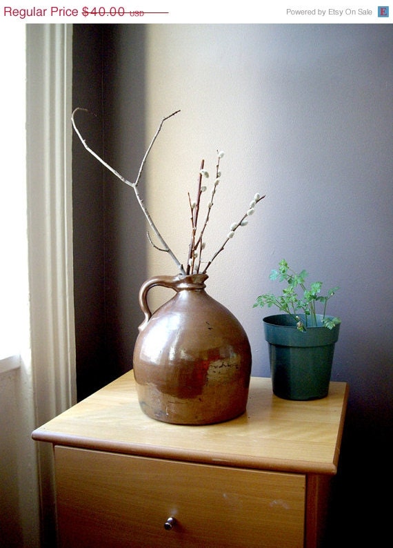 SALE Antique Jug with Handle
