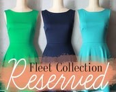 PREORDER // RESERVED LISTING for tibbs - Vintage Inspired Bridesmaid Dresses - Coquette Dress in Poppy Batch Order