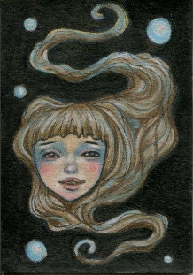 ACEO original color pencil drawing 10 of 20