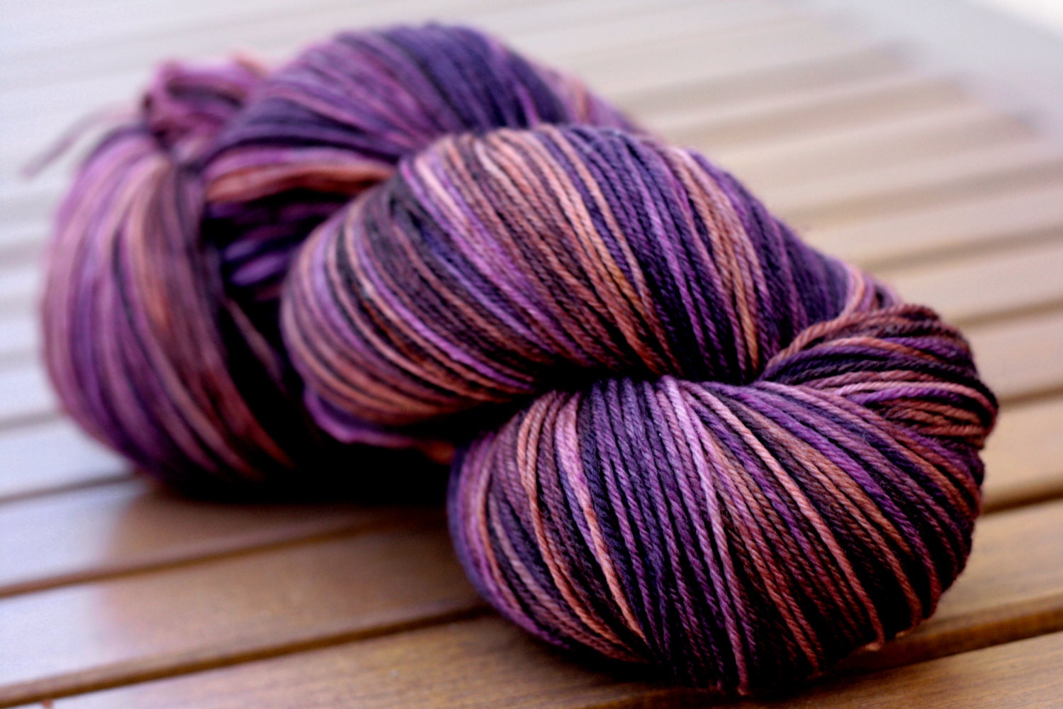 Sock Yarn - 80/10/10 SW Merino/Cashmere/Nylon - Spam Series - "Snugglebear"