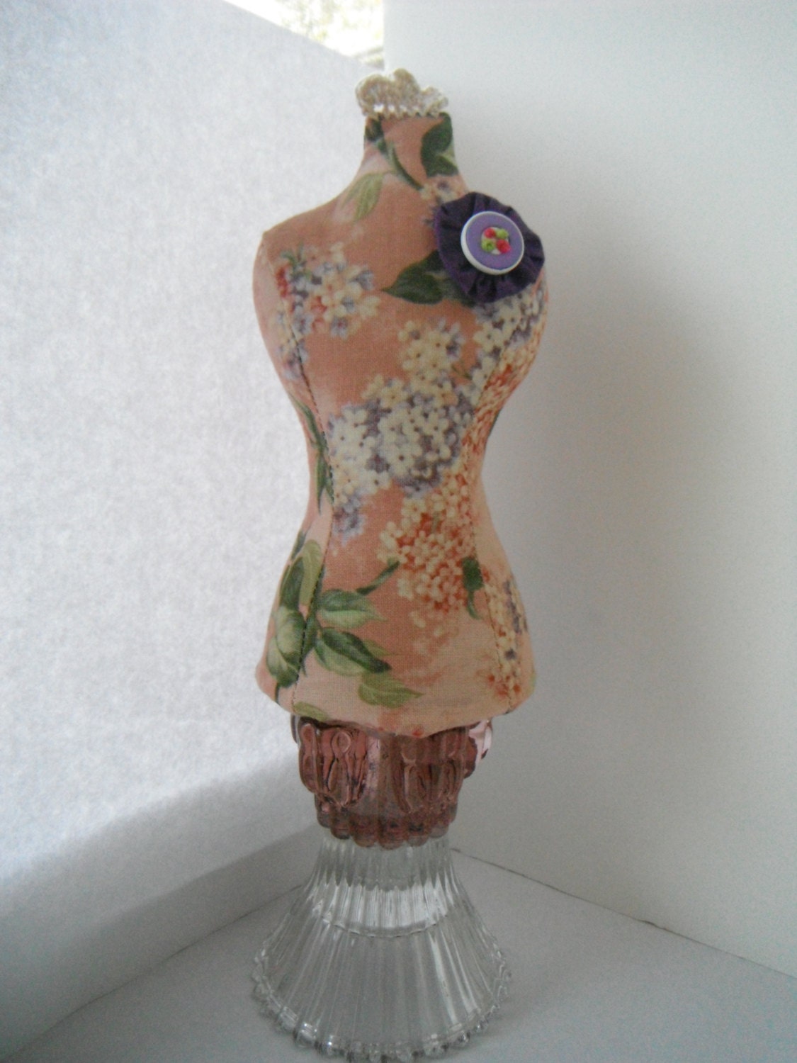 Dress Form Mannequin Pin Cushion Mantle Decoration Sewing Notions Pin Keep Quilt Notions Home and Mantle Art Home Decor