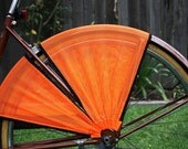 Bicycle skirt guard. Just a Thong at Twilight.