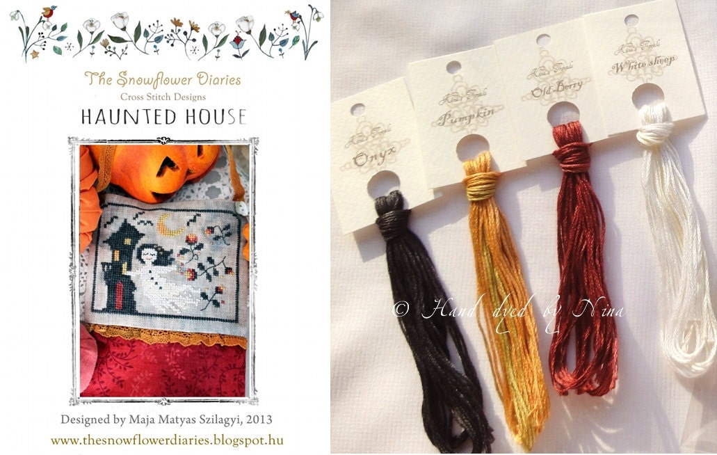 Thread pack for Haunted House - design by The Snowflower Diaries