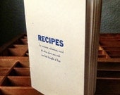 Recipes you wish you had notebook
