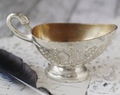 Vintage Silverplate Swan Creamer