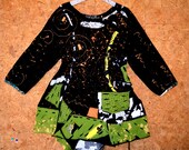 Recycled shirt tunic