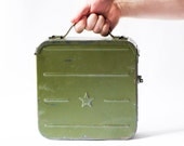 Soviet Russian Maxim machine box ammunition box shabby military USSR