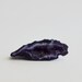 purple dyed oval agate and quartz geode from brazil