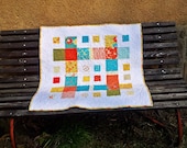 Sweet cotton baby quilt with cotton/bamboo batting