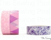 Washi Tape Set: Purple Field
