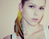 Feather ear cuff - Early Sun