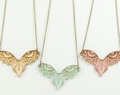Owl Face Inside Silhouette Necklace  - Handmade - Laser Cut