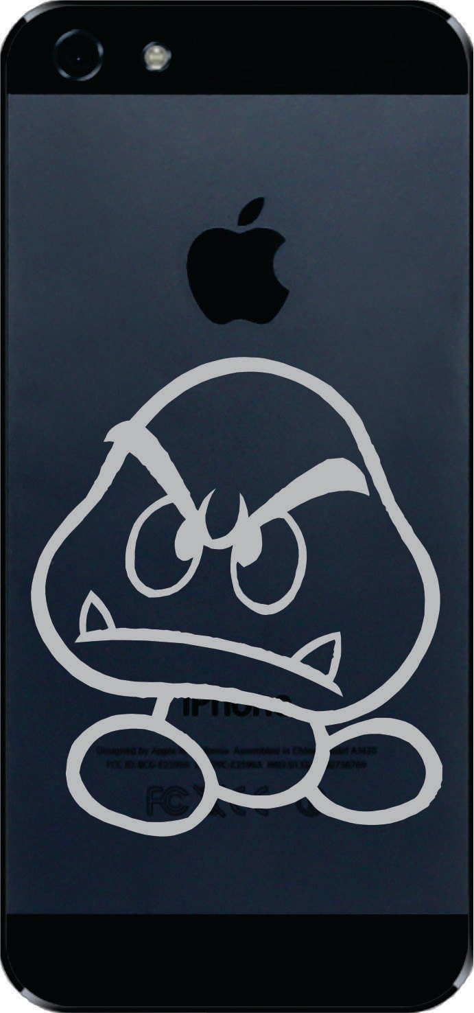 SALE Mario Goomba Iphone Vinyl Decal