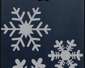 Snow Flakes Iphone Vinyl Decal  FREE SHIPPING