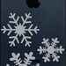 Snow Flakes Iphone Vinyl Decal FREE SHIPPING