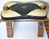 Vintage Camel Saddle Stool