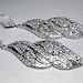 Rhinestone Earrings - Long - Super Sharp - 3" long - Crystal rhinestone earrings - Bridal jewelry - bridesmaids - prom - gift