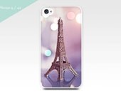 iphone 5 case iphone 4 4s paris Eiffel tower photo case photography case pastel pink mini Eiffel tower smartphone case cell phone girly