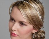 Rhinestone Headband - Wedding Headbands, Bridal, Silver Diamante/ Rhinestone