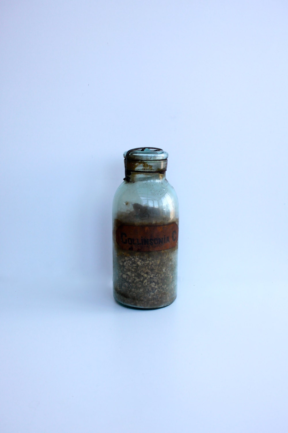 Antique druggist or herbalist bottle - 10