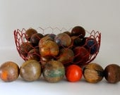 Vintage croquet balls - Set of 6