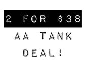 SALE: American Apparel Tanks - 2 For Deal