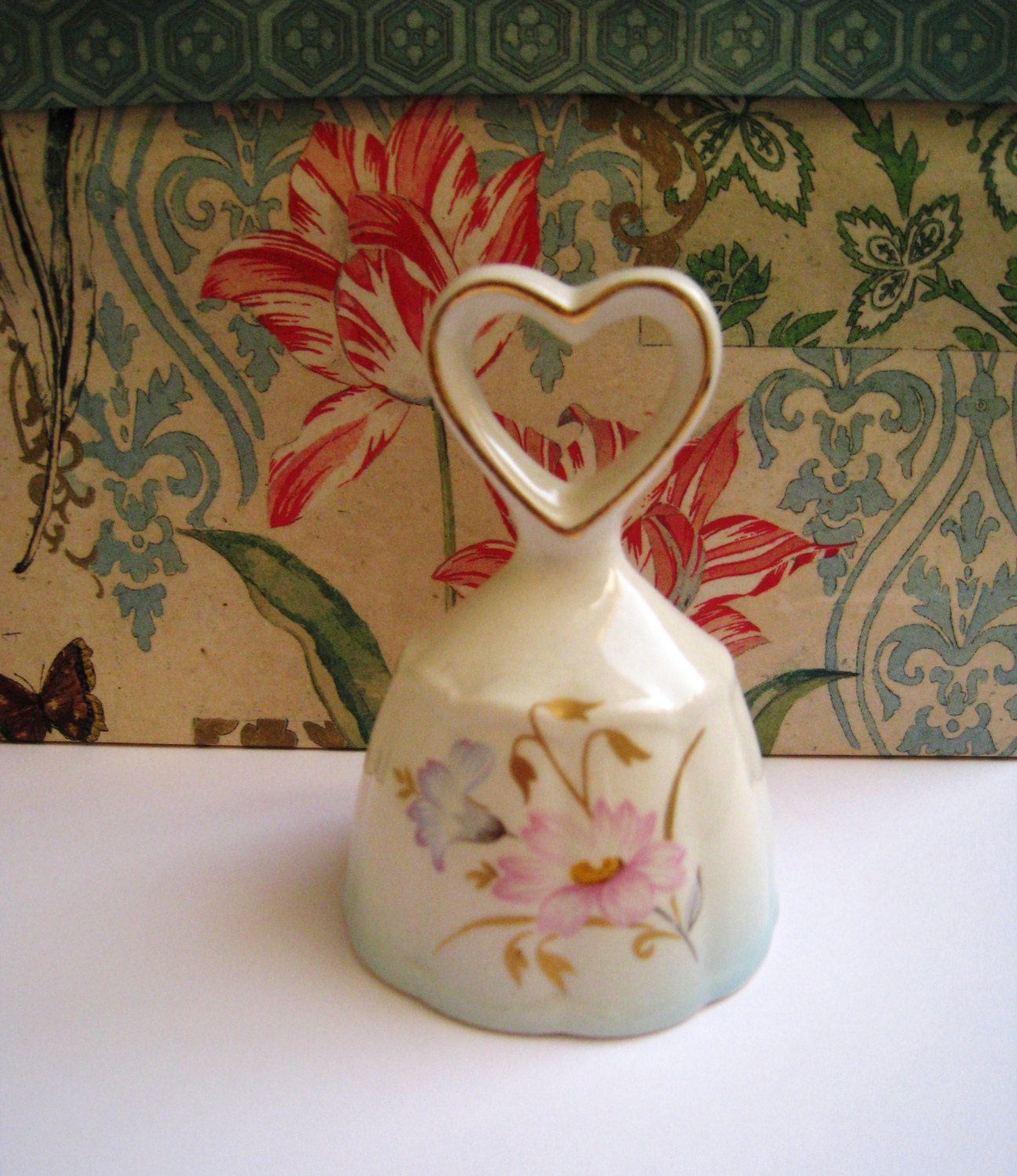 Vintage Porcelain Bell  Royal Worcester Collectible England