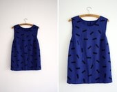 Blouse/ Top // blue / grey // random stripes //