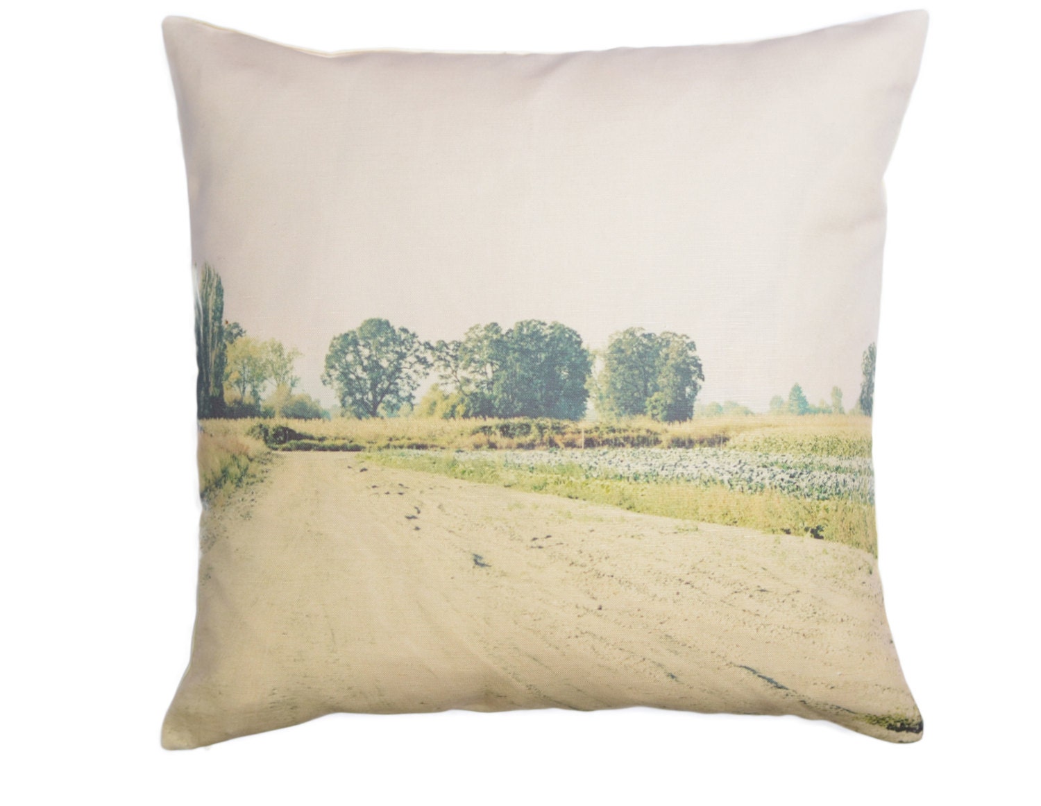The Road Photography Pillow Cover