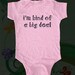 i'm kind of a big deal - funny saying printed on Infant Baby Onesie, Infant Tee, Toddler T-Shirts
