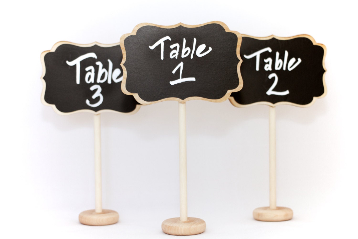 20 Wedding Chalkboard Table Stands 4 x 6 Sign Menu Signs Place Settings Buffet Food Marker Gift Table Numbers Lisa Design